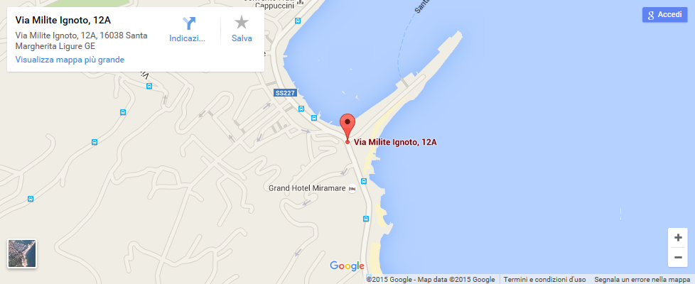 Visualizza la mappa ingrandita di Santa Margherita Ligure